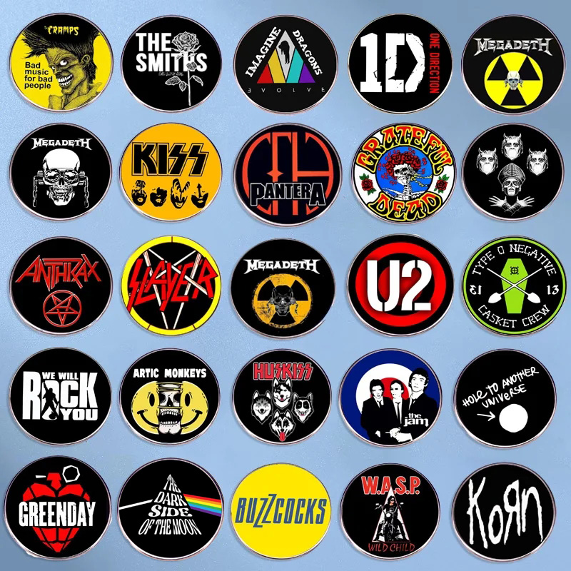 Audio Music Lollipop - Pop Rock Band Pin Punk เพลง