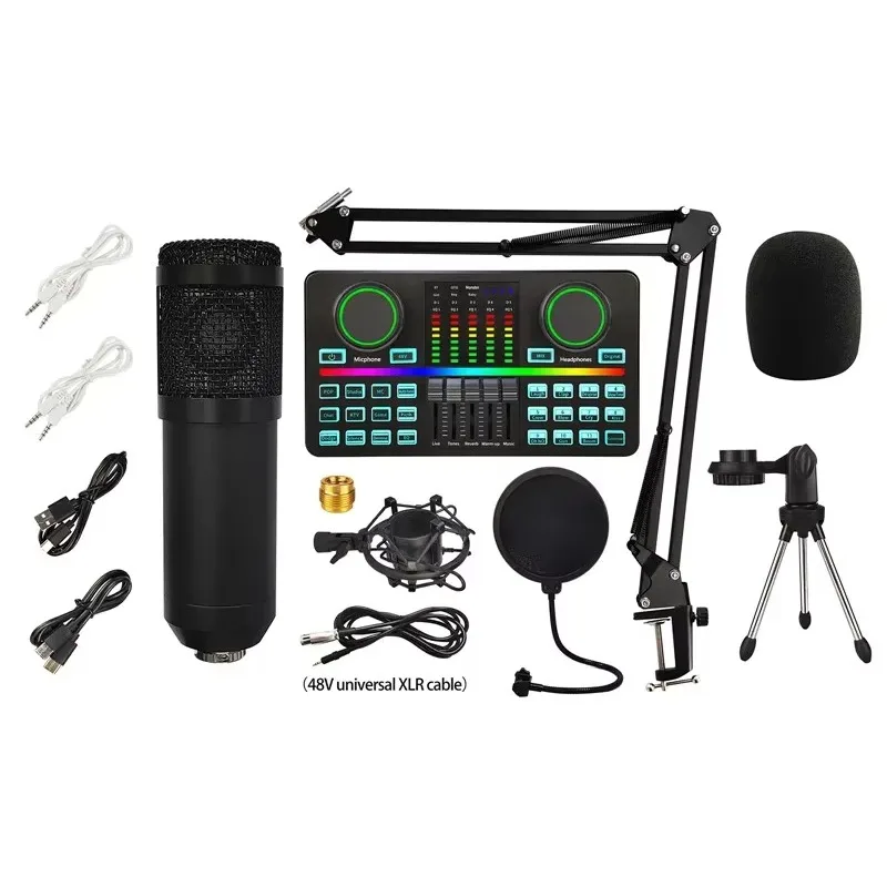 Audio Music Voice Changer - ไมโครโฟนพร้อมการ์ดเสียงภายนอกสำหรับเปลี่ยนเสียงแบบ Censreal ของอเมริกา ใช้ได้กับเครื่องดนตรี มิกเซอร์ อุปกรณ์พอดแคสต์