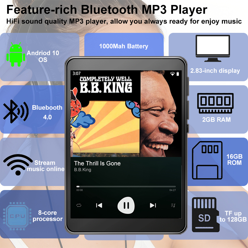 Audio Music Mp3 Downloader - เครื่องเล่น MP3 แบบ WiFi ระบบ Android