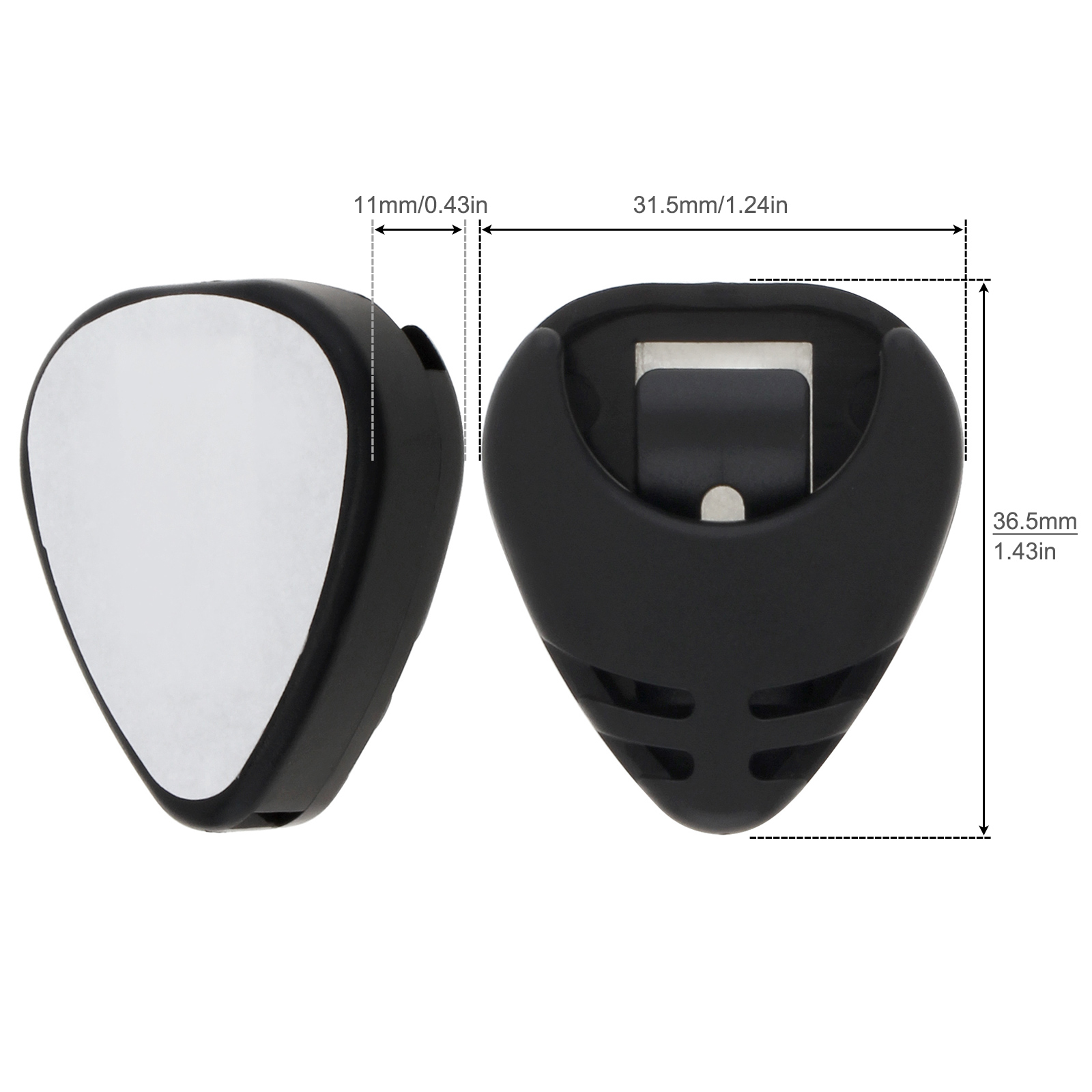 5pcs กีตาร์ Picks ผู้ถือพลาสติ - Electric Guitar Pick Pack บทวิจารณ์และราคา