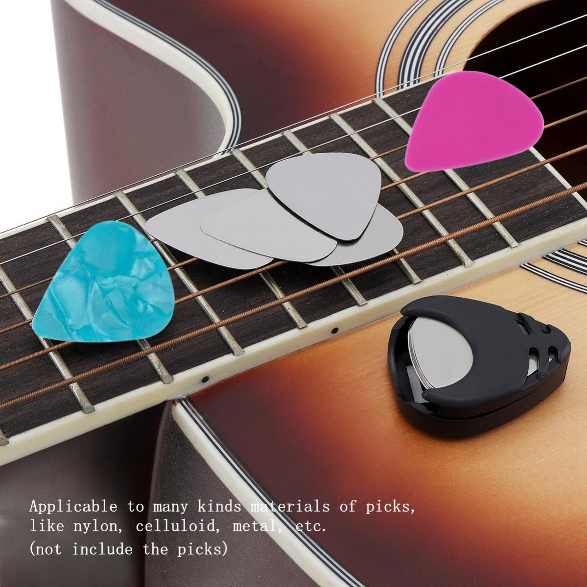 5pcs กีตาร์ Picks ผู้ถือพลาสติ - Electric Guitar Pick Pack บทวิจารณ์และราคา