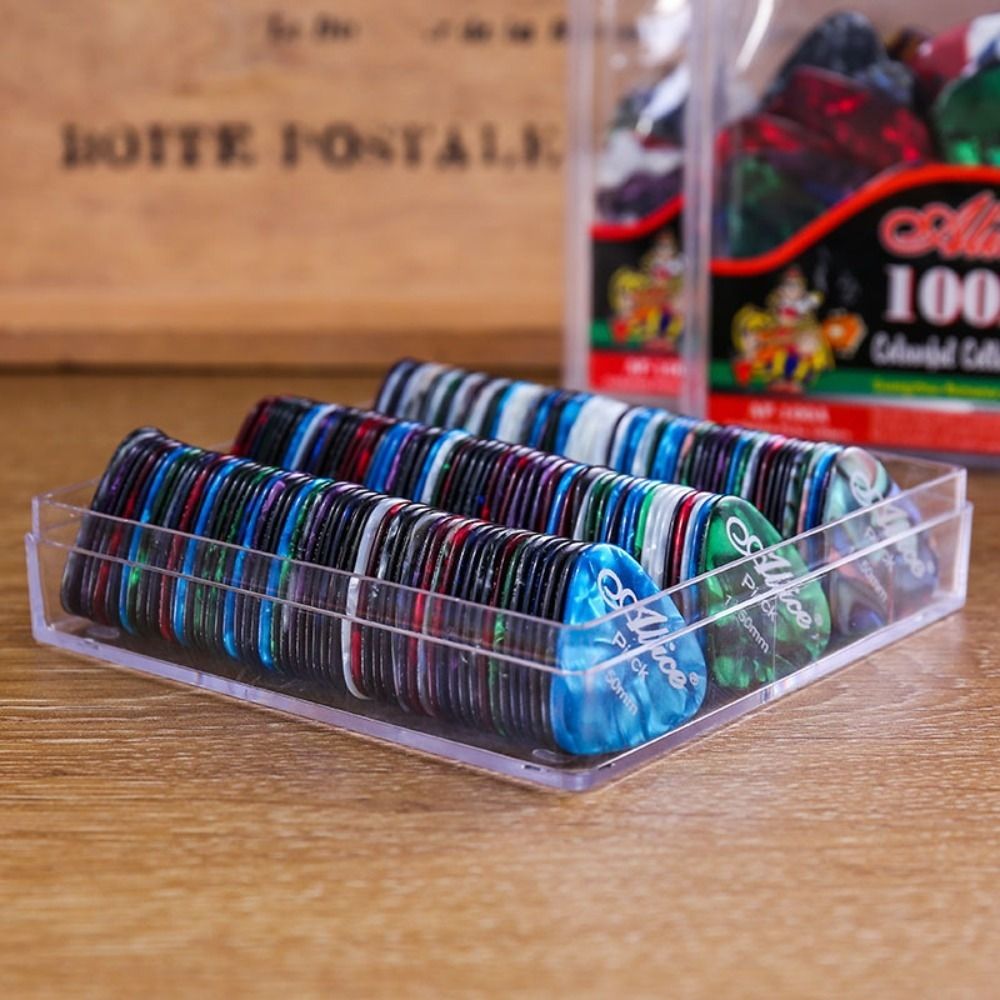 5ชิ้นปิ๊กกีต้าร์เลือกเพลงอะคูส - Electric Guitar Pick Pack บทวิจารณ์และราคา