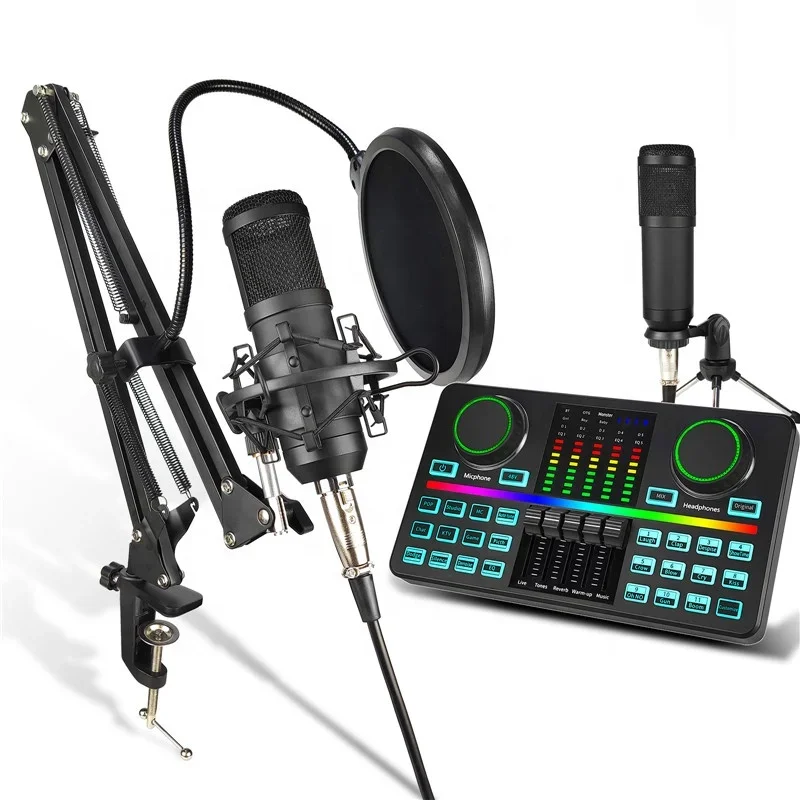ไมโครโฟนพร้อมการ์ดเสียงภายนอกส - Audio Music Voice Changer บทวิจารณ์และราคา