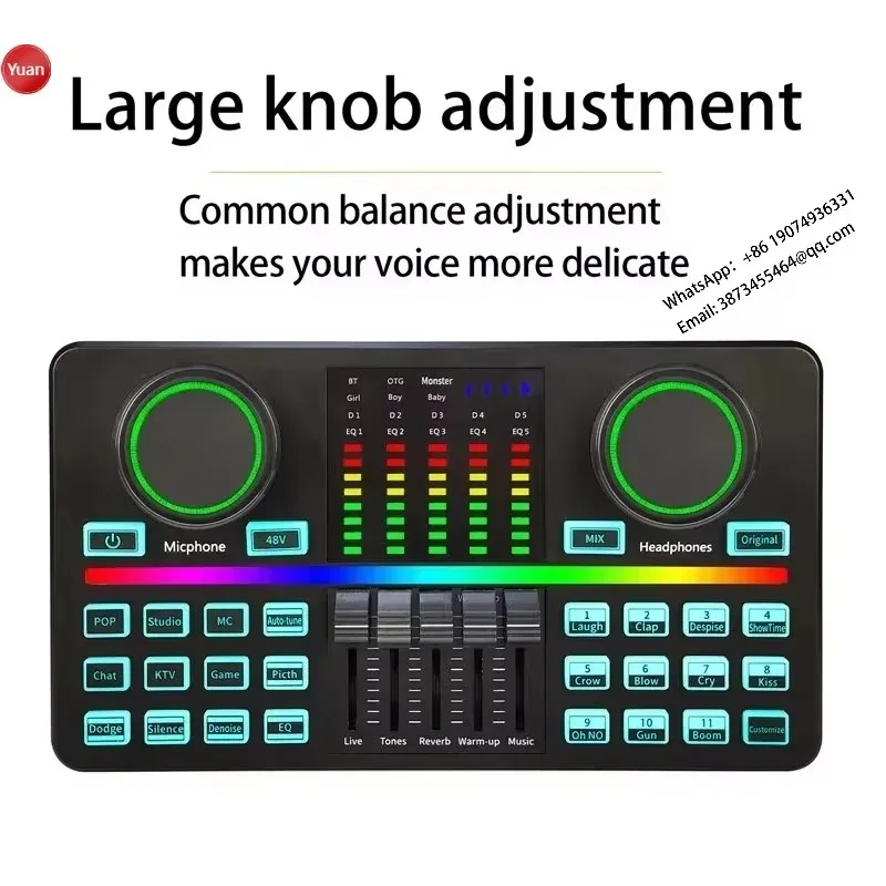 ไมโครโฟนพร้อมการ์ดเสียงภายนอกส - Audio Music Voice Changer บทวิจารณ์และราคา