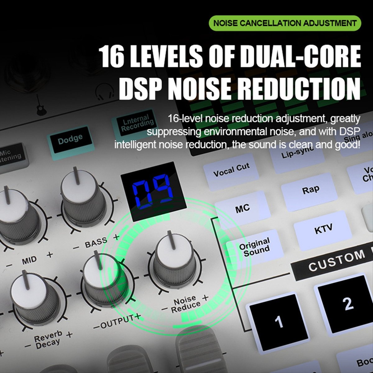 DT77 SN800 การ์ดเสียงสด เครื่อ - Audio Music Voice Changer บทวิจารณ์และราคา