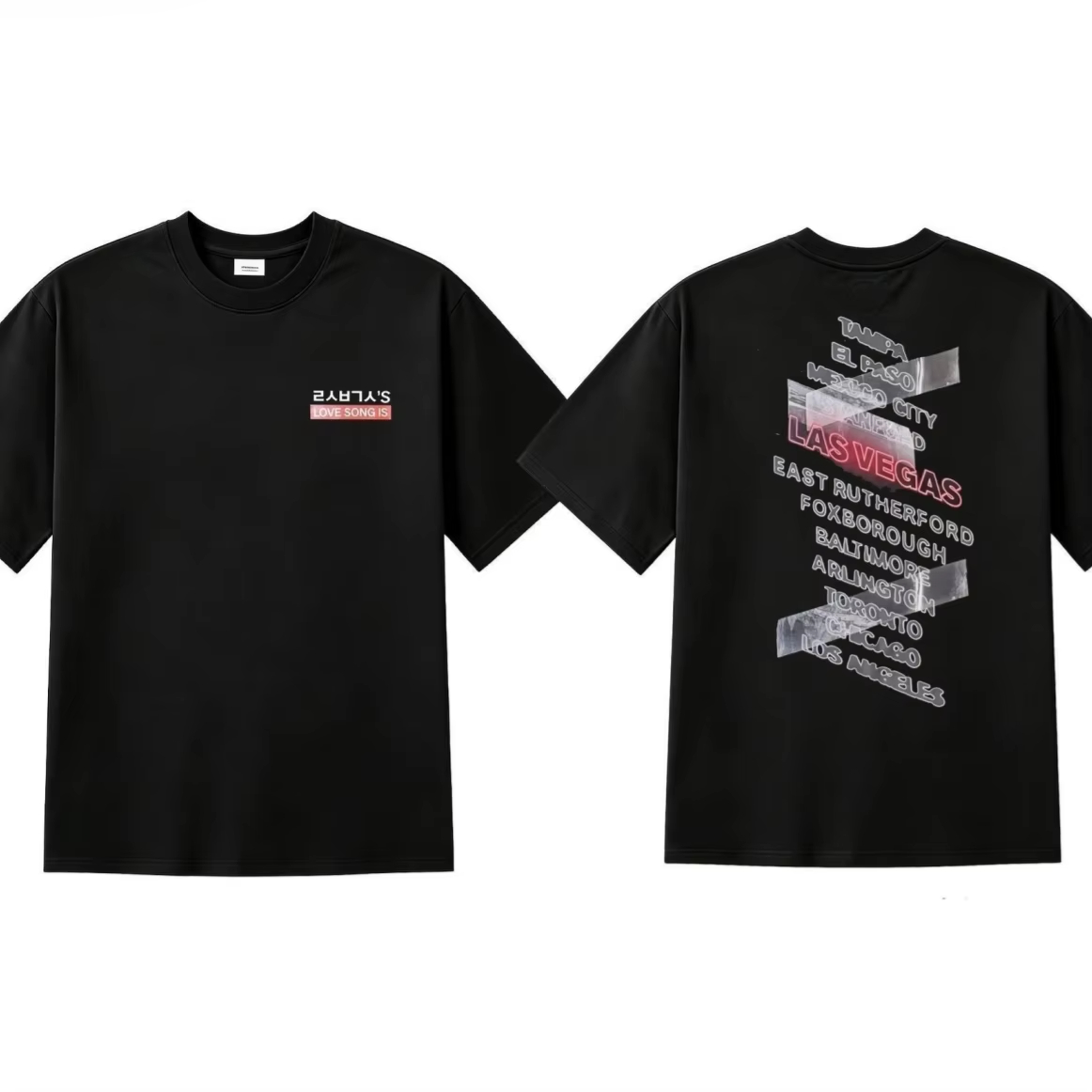 เสื้อยืดกราฟิก K-pop LOVE SONG - Audio Music Lollipop บทวิจารณ์และราคา