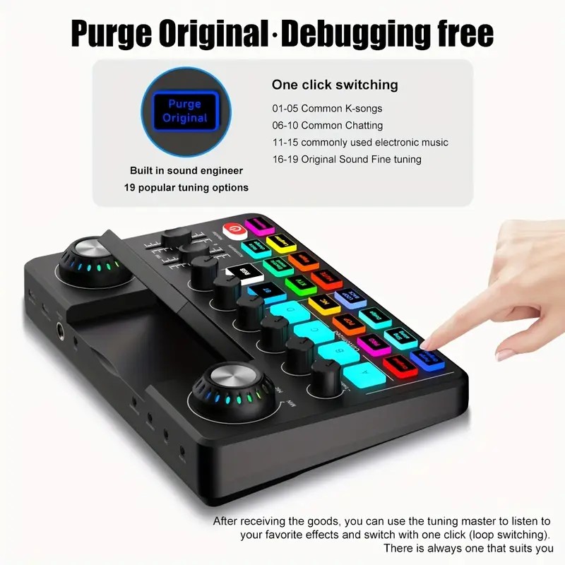 มิกเซอร์เสียง, การ์ดเสียงสดพร้ - Audio Music Voice Changer บทวิจารณ์และราคา
