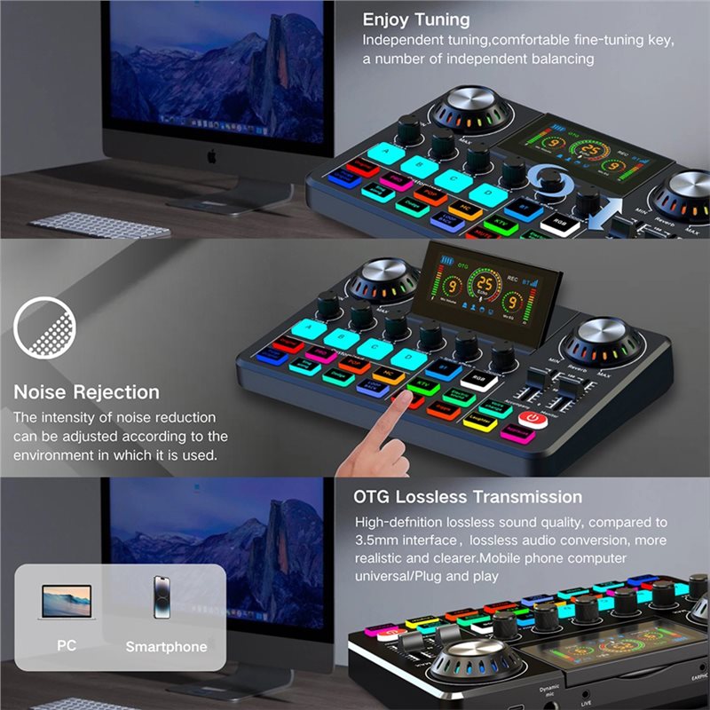 ABLB-เครื่องผสมเสียง, การ์ดเสี - Audio Music Voice Changer บทวิจารณ์และราคา