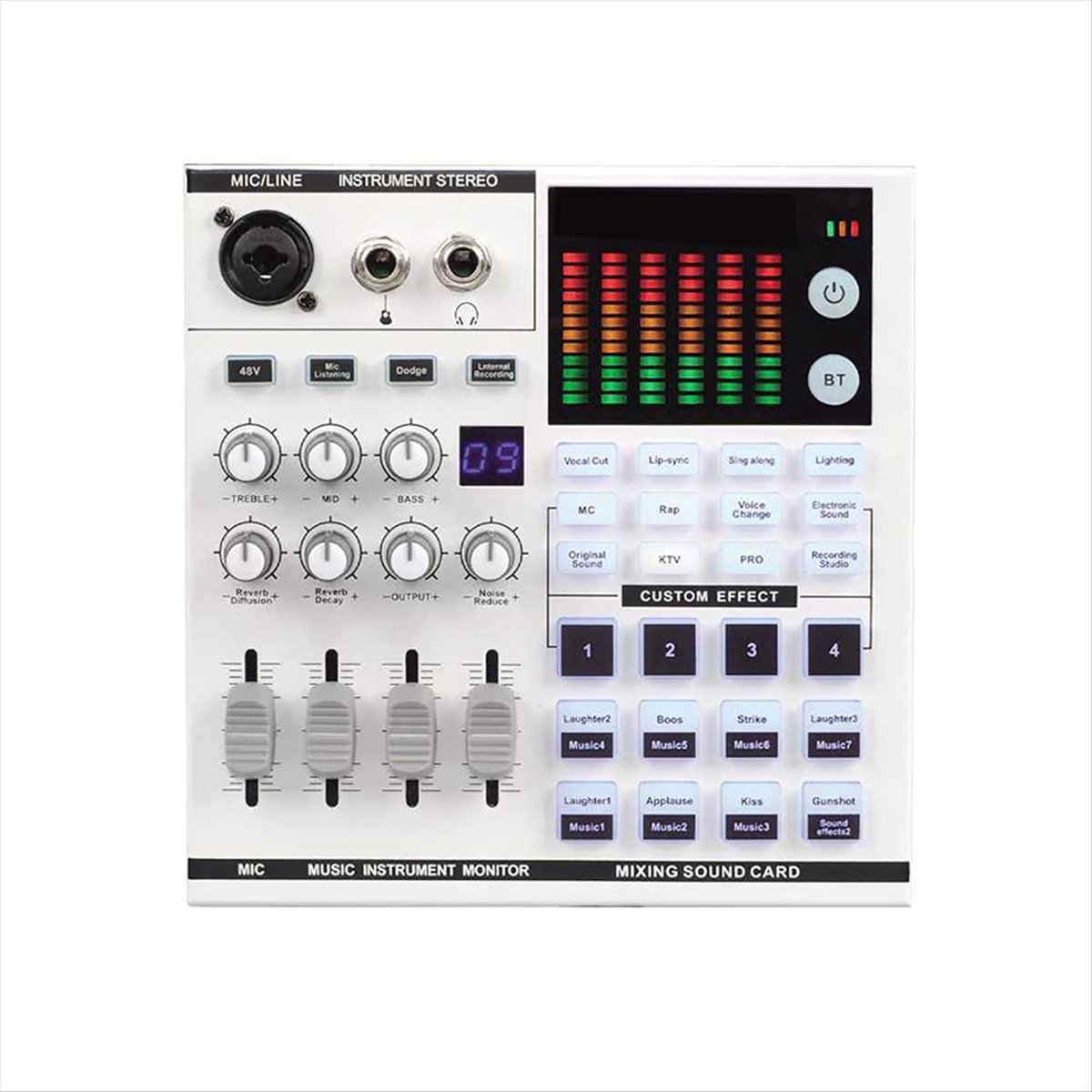 การ์ดเสียง DTC5 SN800 สำหรับกา - Audio Music Voice Changer บทวิจารณ์และราคา