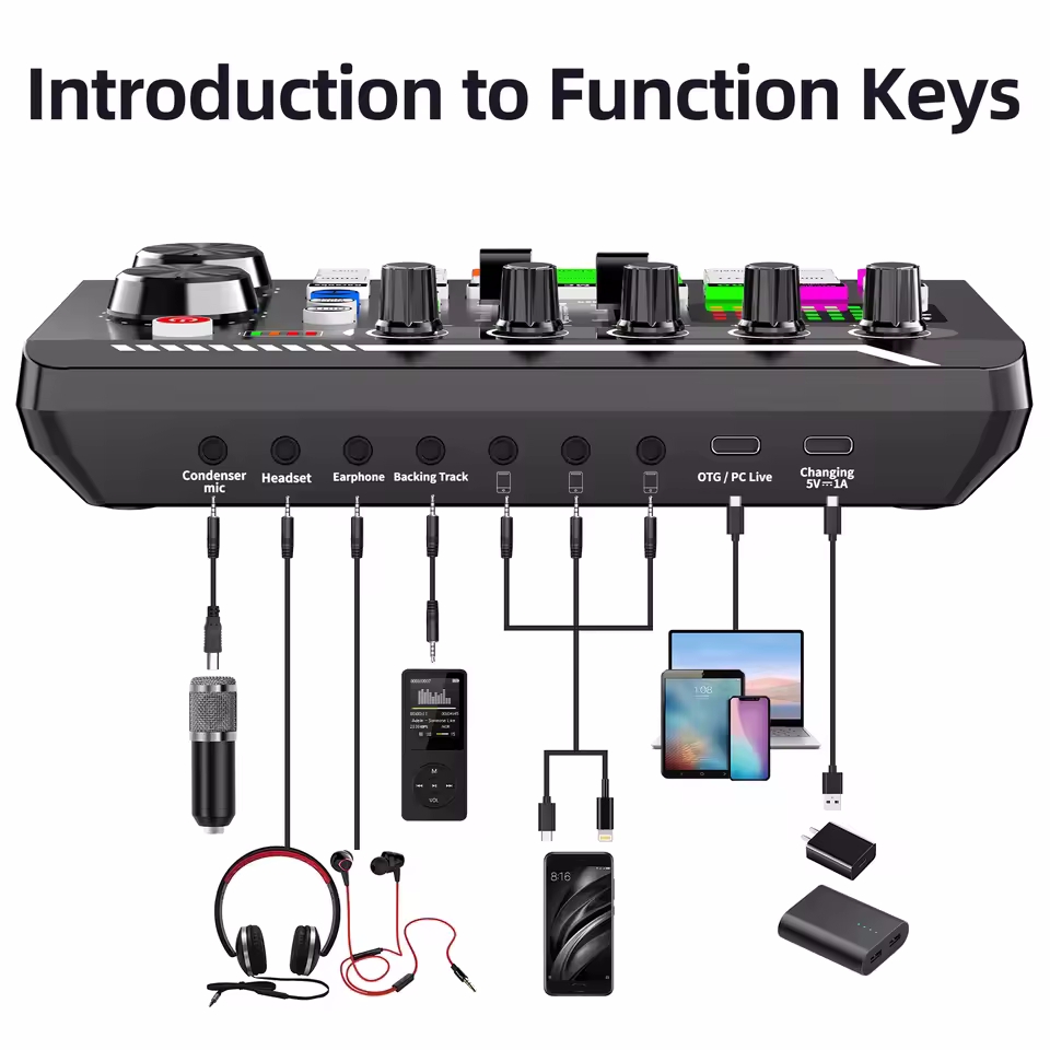 ไมโครโฟนมืออาชีพ บลูทูธ ซาวด์ม - Audio Music Voice Changer บทวิจารณ์และราคา