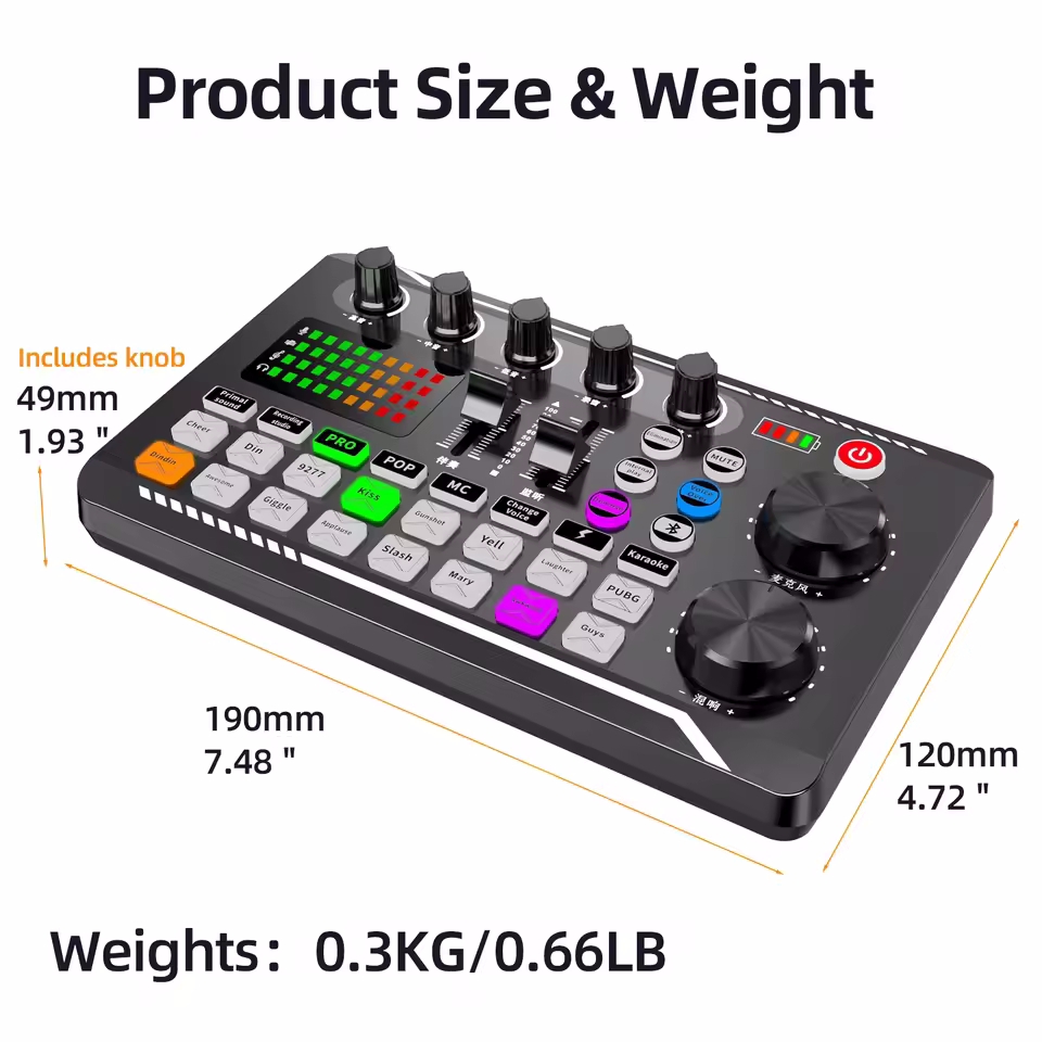 ไมโครโฟนมืออาชีพ บลูทูธ ซาวด์ม - Audio Music Voice Changer บทวิจารณ์และราคา