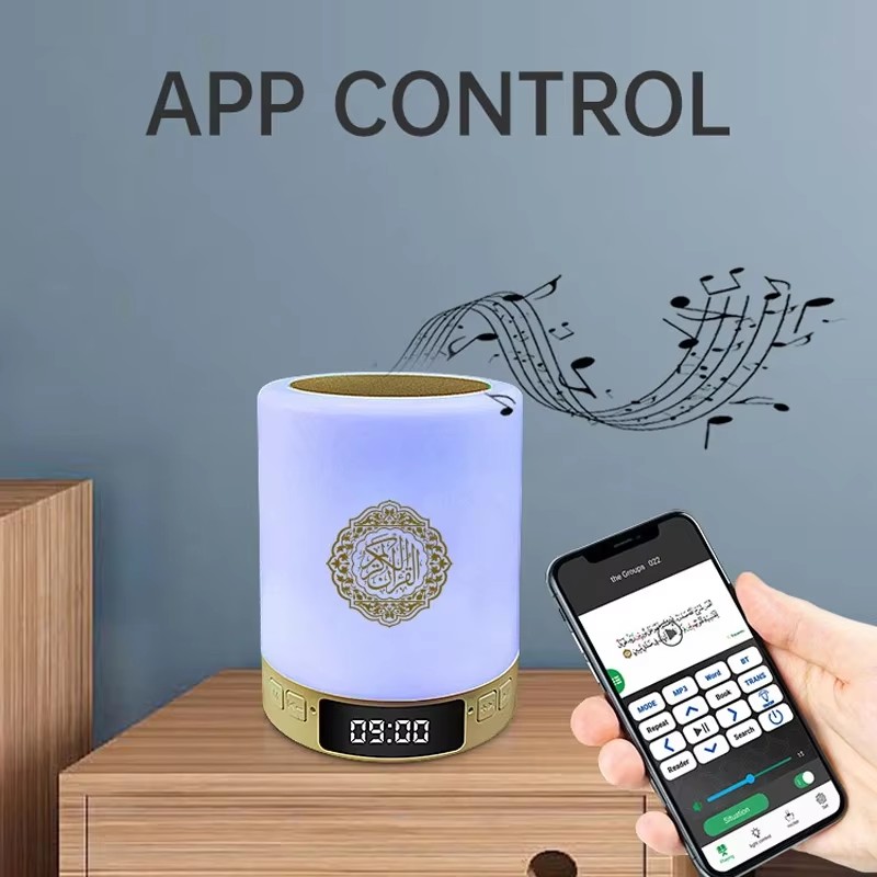 นาฬิกาอะซานอิสลามพร้อมลำโพงบลู - Audio Music Islamic บทวิจารณ์และราคา